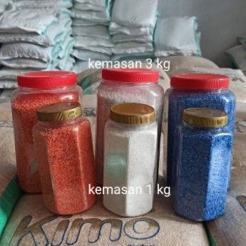 Pasir Silica / Pasir Silika Halus Warna Merah Maron (3kg)