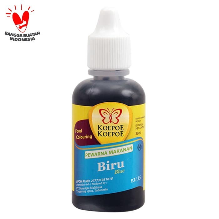 PEWARNA MAKANAN KOEPOE 30ML WARNA BIRU