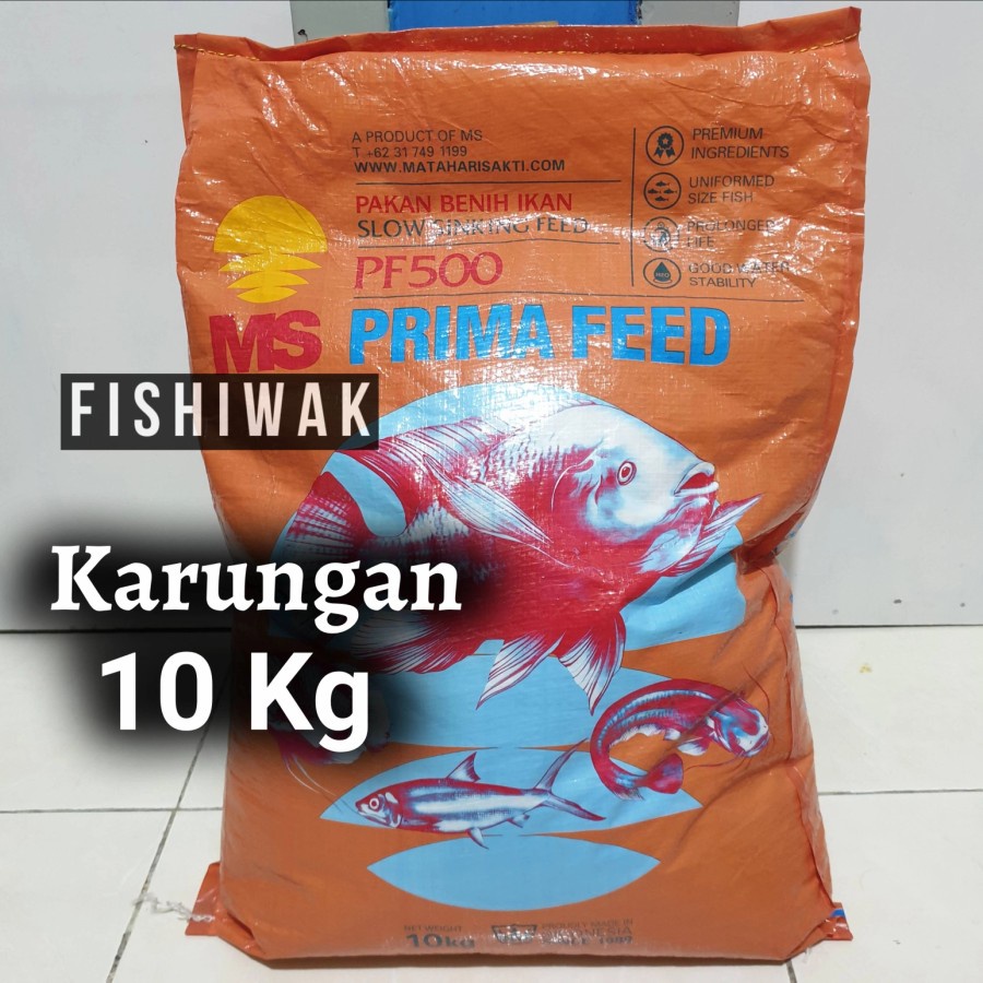 PF 500 Karungan / PF 500 1 Karung / Prima Feed 500 / Pakan Benih Ikan
