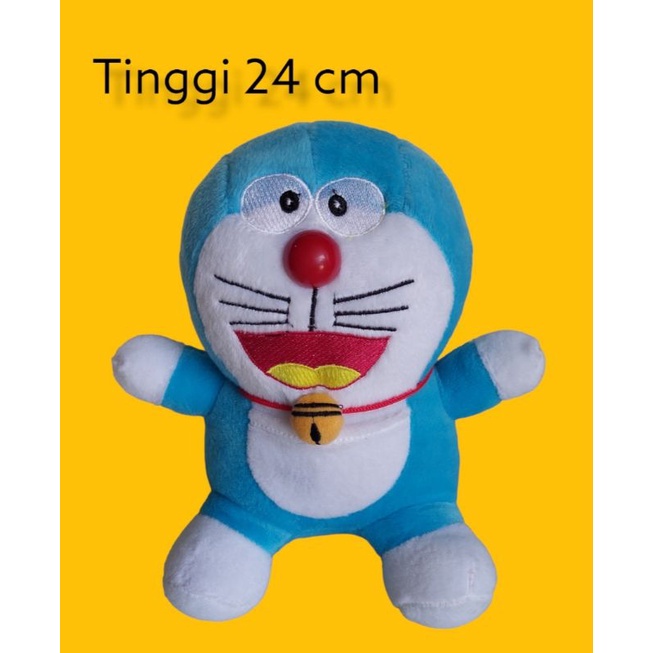 BONEKA MAINAN &quot; DORAEMON&quot; tinggi 24 cm