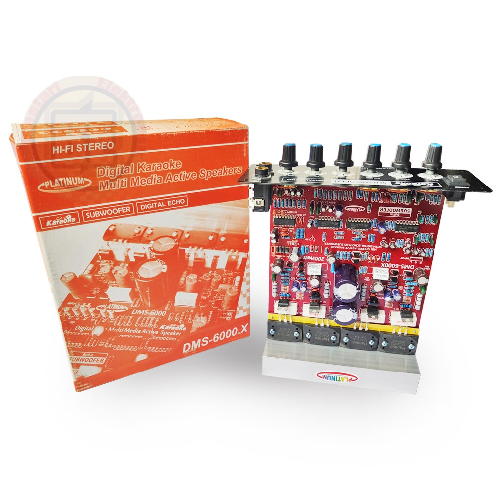 KIT POWER SPEAKER AKTIF DMS 6000 DMS-6000 X SPEAKERS ACTIVE DMS6000 PLUS SUBWOOFER PLATINUM