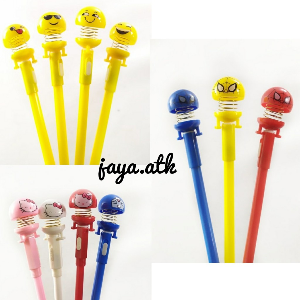 

PULPEN PER LAMPU PULPEN GEL LUCU PER JOGET LAMPU NYALA BALLPOINT PER LAMPU SPRING DOLL LAMPU EMOJI