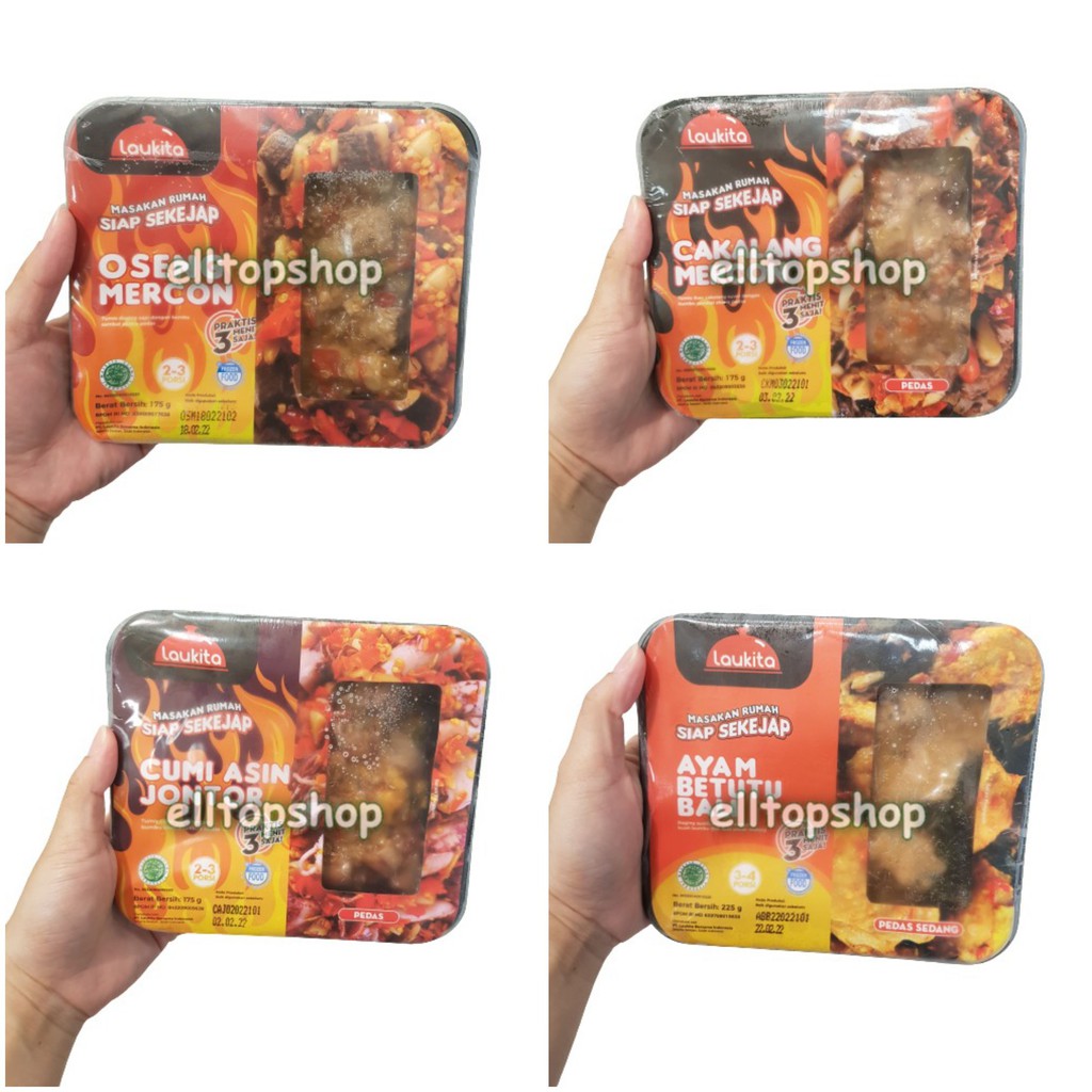 

LAUKITA CEPAT SAJI PRAKTIS MASAKAN RUMH SIAP SEKEJAP 175 GR - 200 GR
