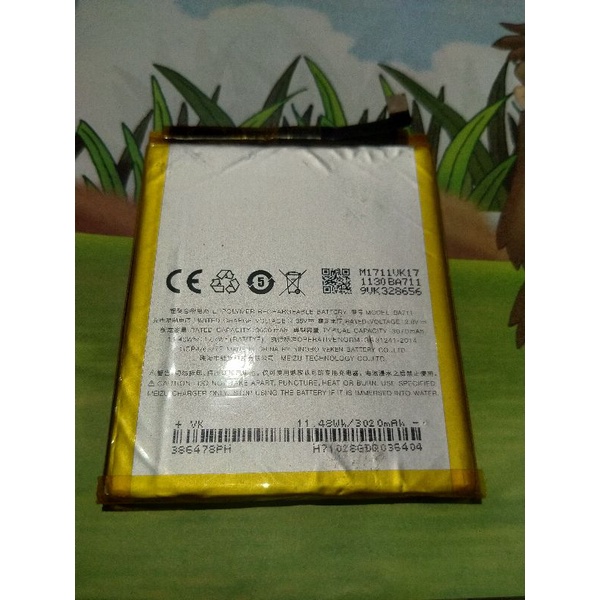 Baterai Meizu M6 ORI Copotan HP Normal