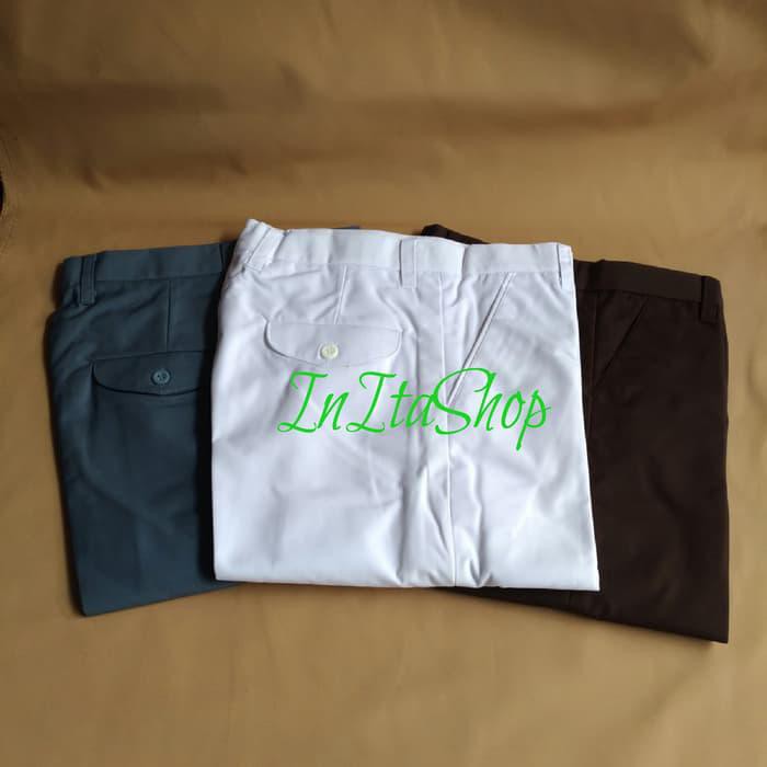 terbaru Celana Panjang SMA / Celana SMA Panjang / Seragam Sekolah - No 27- Abu-abu