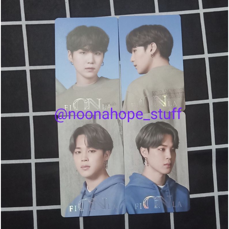 ❗❗❗ WAJIB BACA DESKRIPSI❗❗❗ BTS x FILA / PHOTOCARD FILA ON / PC FILA ON JACKET / YOONMIN