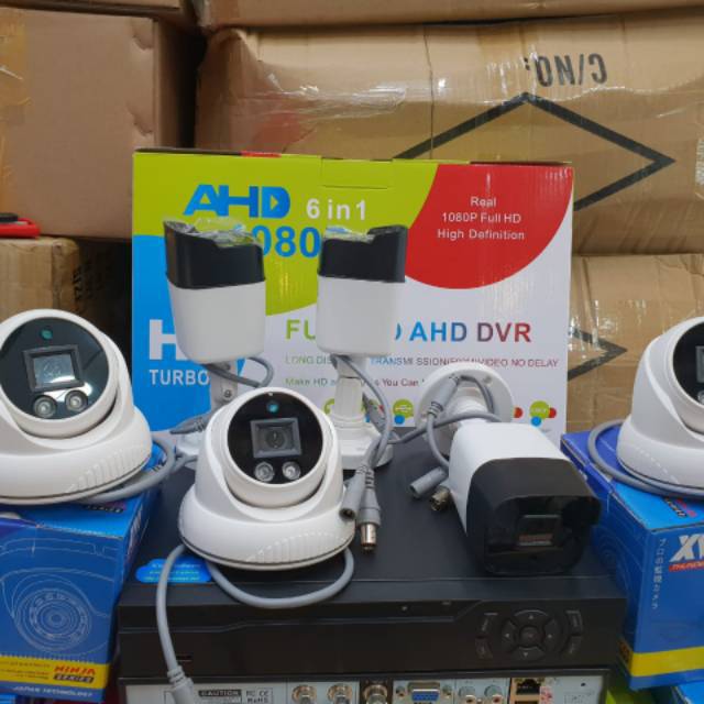 Promo paket kamera cctv 8ch ahd 3mp 720p+hdd 1tera komplit tgl pasang murah