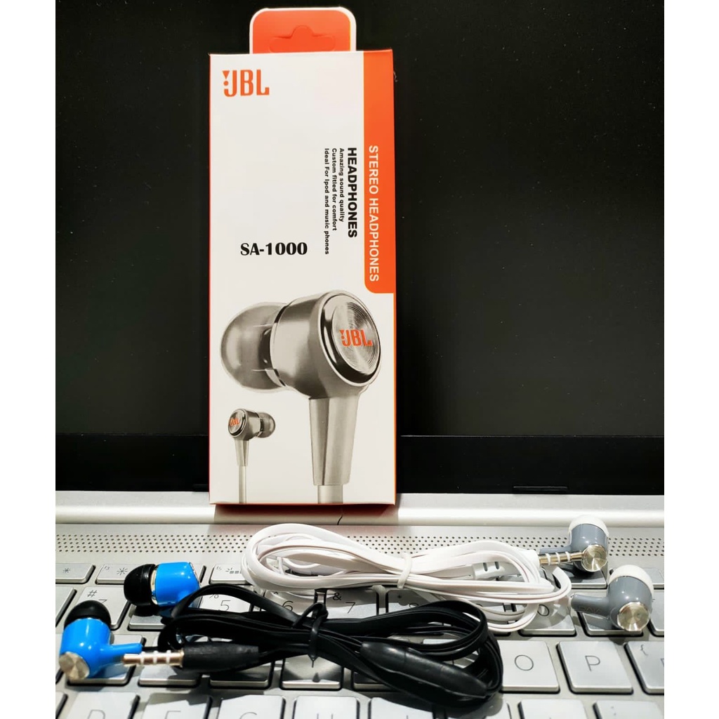 Headset J SA-1000 STEREO BASS Handsfree J SA1000 STEREO BASS Earphone J SA-1000 STEREO BASS MIC