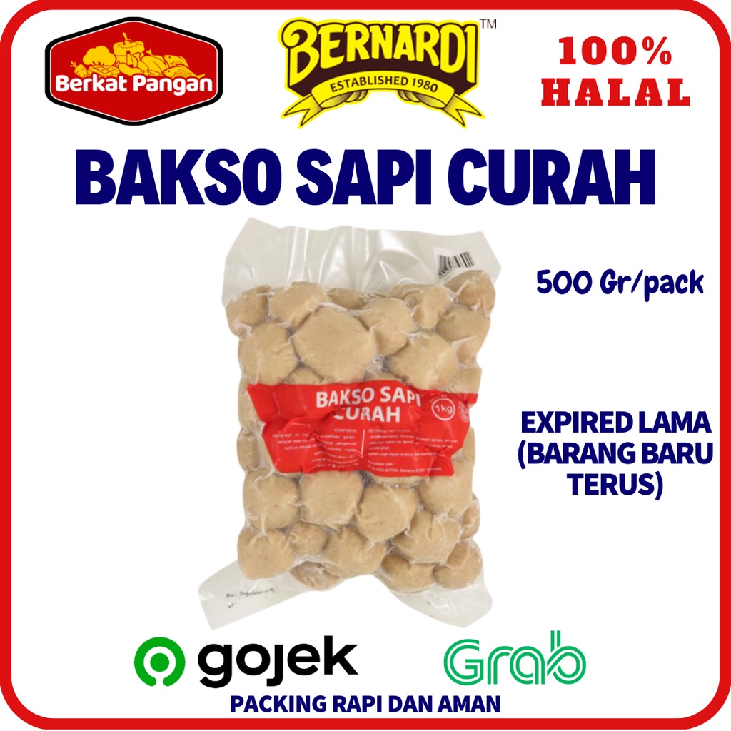 Bernardi Bakso Sapi Curah (Baso Sapi) 500gr