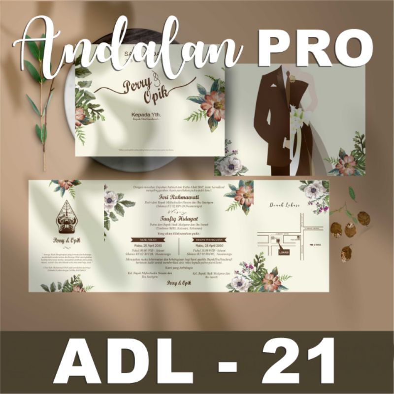 Jual Adl Cetak Undangan Nikah Elegan Tebal Murah Shopee Indonesia