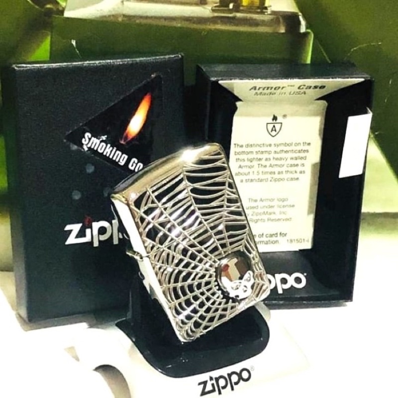 Original Zippo 29931 Armor Spider