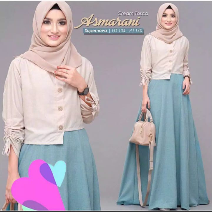 Ns FC Najibah Gamis Syar'i asdf ALFAZZA/ASMARANI DRESS RANDOM/ BUSUI/ GAMIS MUSLIM MURAH/ SUPERNOVA/LD 104