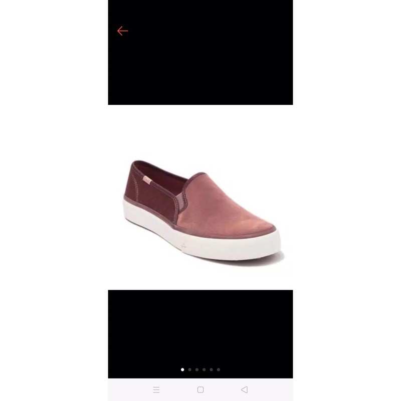 Sepatu KEDS Seri DOUBLE DECKER VELVET MAUVE
