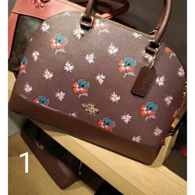 Coach motif mini bag