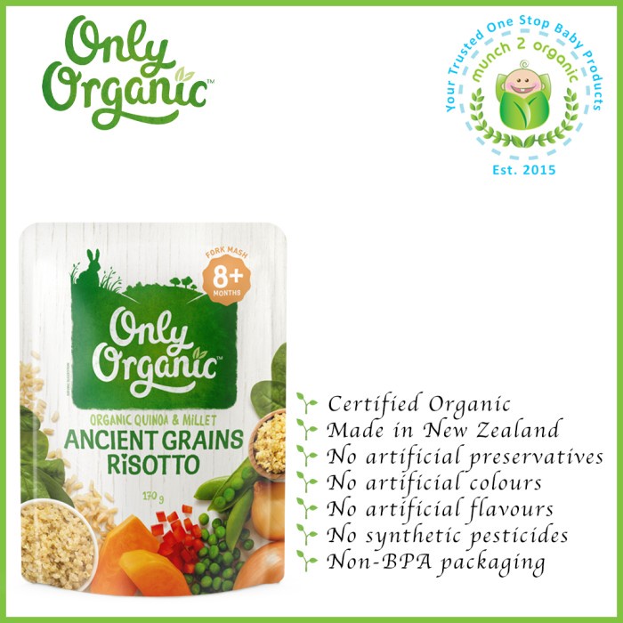 

ROMAN ONLY ORGANIC ANCIENT GRAIN RISOTTO 170G 8+