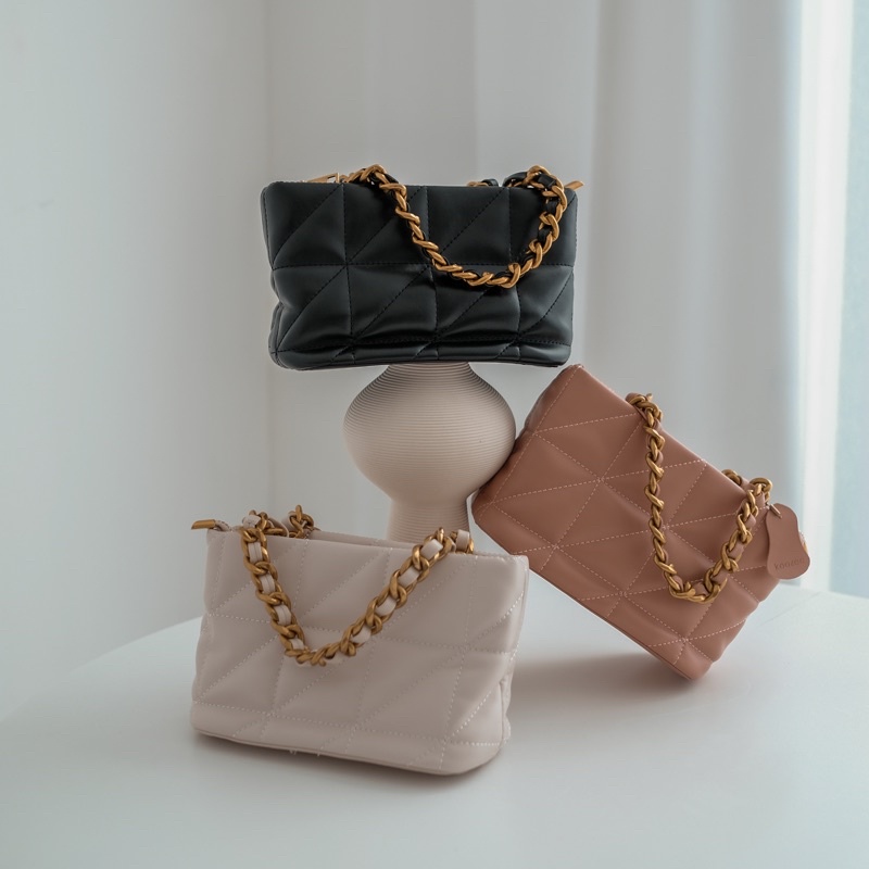 KOOZEE - MICRO BERLIN CHAIN BAG - TAS SELEMPANG WANITA