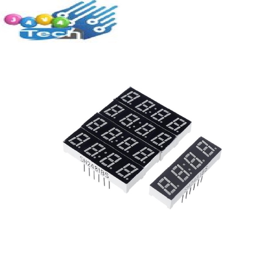 Seven Segment Display 7 Segment Merah 0.28 Inch 1-2-3-4-Jam Digit