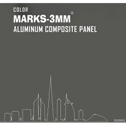 Alumunium Composite Panel (ACP) Murah By MARKS Indoor/Pe 0,10mm Tebal 3MM