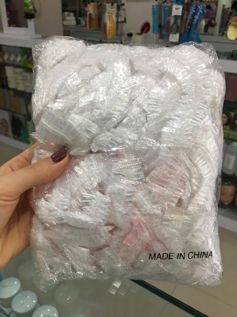 Disposable Shower Cap Plastik 100pcs