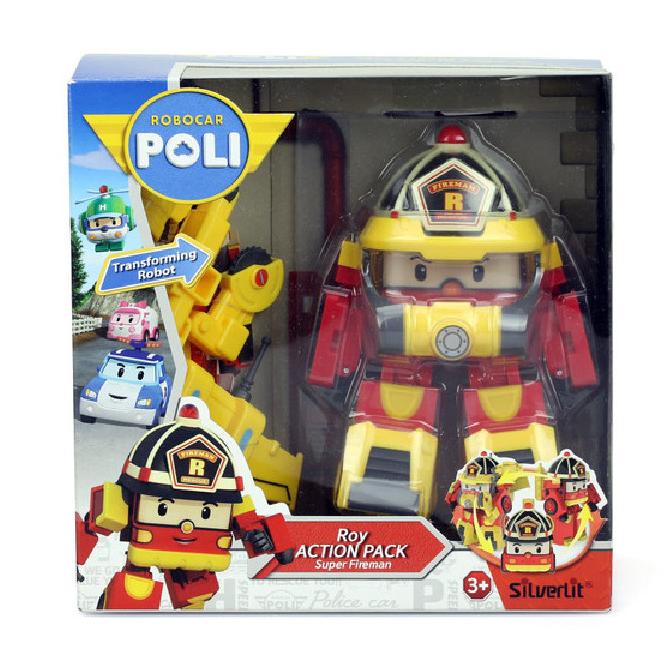 Robocar Poli Roy Action Fireman 83314 Mainan Anak Original