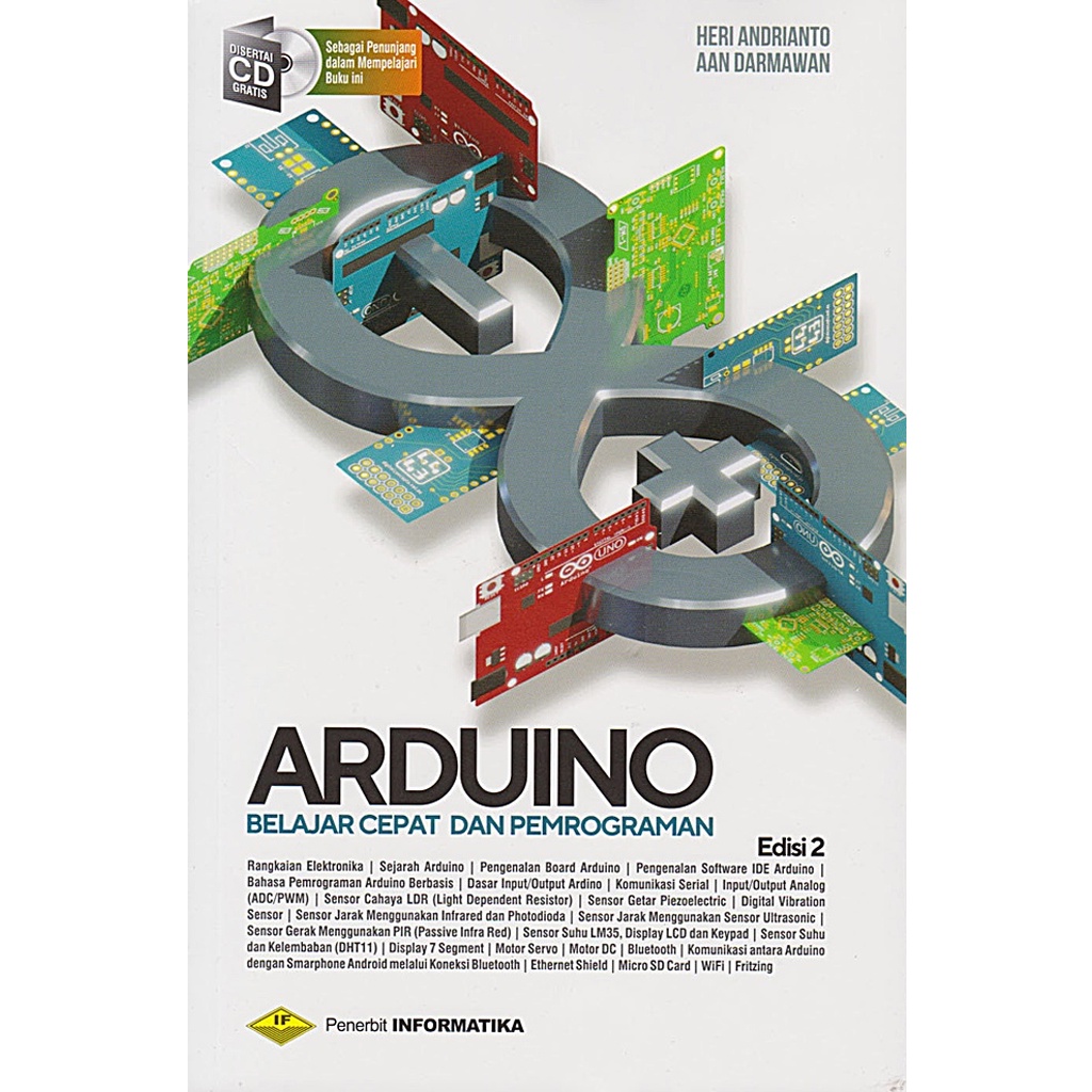 Gramedia Bali - Arduino Belajar Cepat Dan Pemrograman +CD Edisi 2