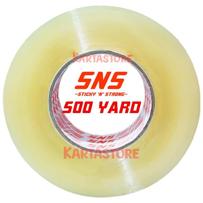 

1 Karton Lakban 500 Yard 300 Meter Sns Khusus Grab Gojek Sameday Terlaris