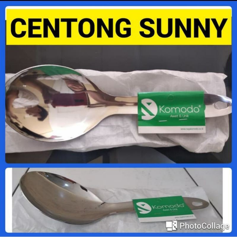 Komodo , Centong, Centong nasi, Centong suny, Centong stainlis