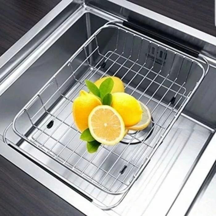 keranjang tirisan kitchen sink / tirisan piring sayur dan buah