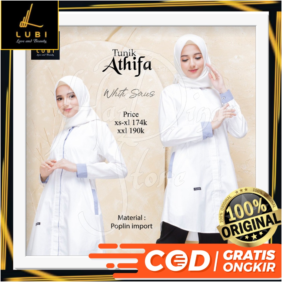 [Terbaru] Lubi Tunik Lubi Athifa Ready XL