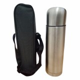 Thermos vacuum flask 500ml stainless steel + tas