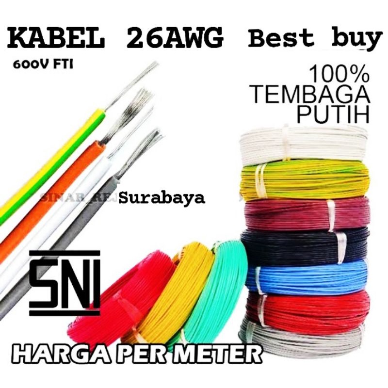 KABEL AWG 26 Original per 5 meter