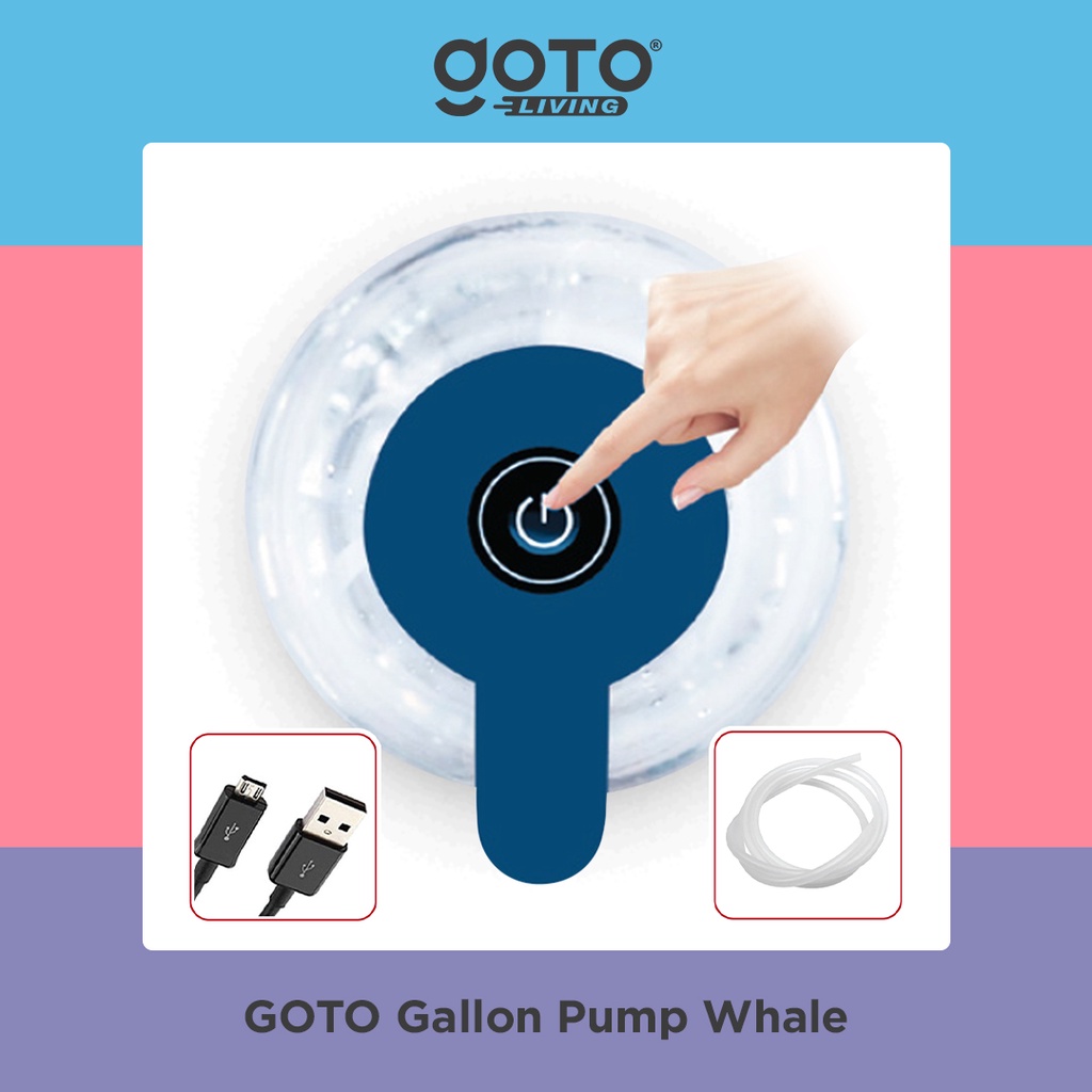 Goto Whale Pompa Galon Dispenser Air Minum Charge Usb Gallon Pump Image 2