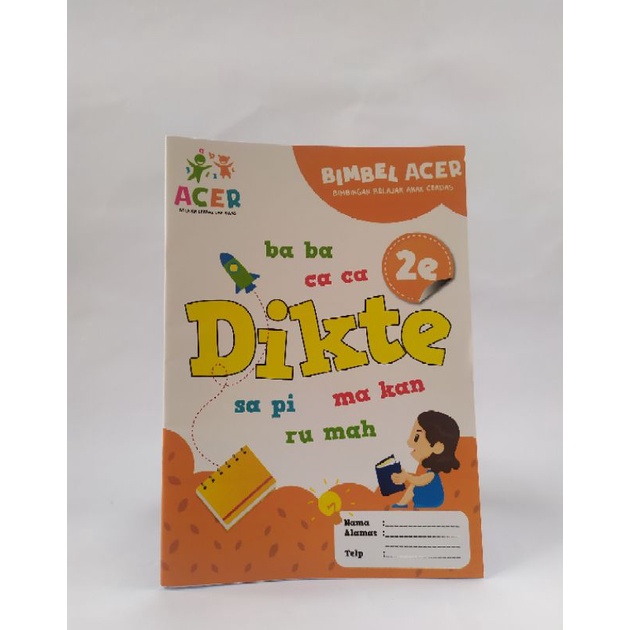 

BUKU LATIHAN BELAJAR DIKTE ANAK TK & PAUD / DIKTE 2e