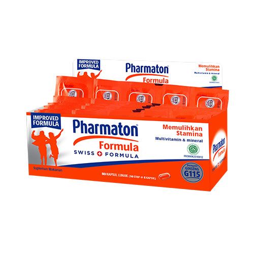 Pharmaton Formula Softcap 1 Strip (Isi 5 Softcap)