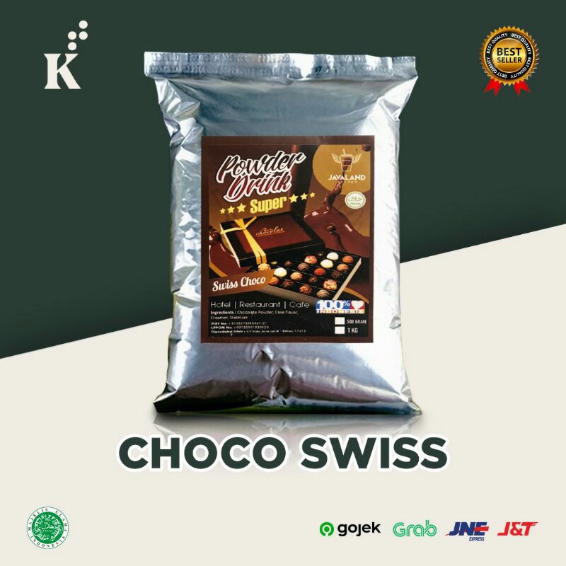 Bubuk Minuman Bubble Powder Drink Swiss Choco ORIGINAL Javaland 1kg