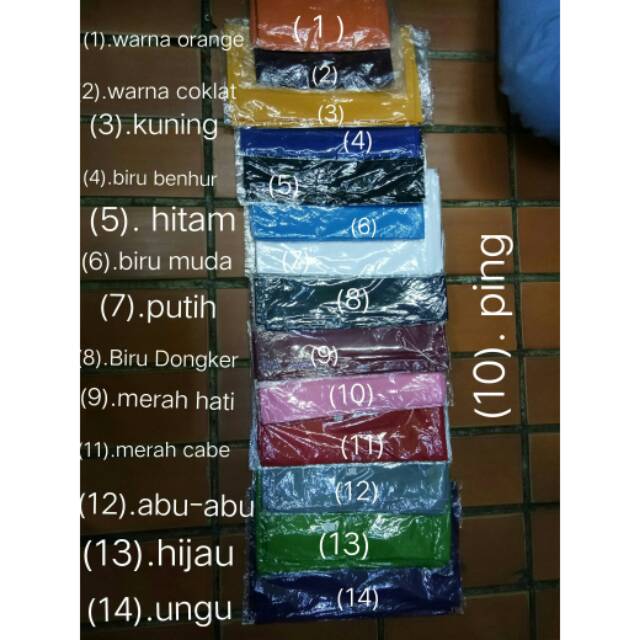 

Slayer Polos peregi Panjang ukuran 100X115cm