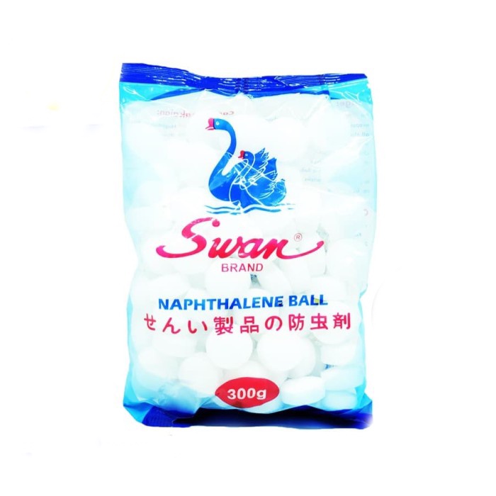 SWAN Kamper Naphthalene Disk Ball Putih 300 gr Kapur Barus Baju Lemari