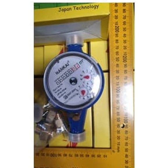 NANKAI KUNINGAN 1/2 in Meteran Air Besi Water Meter Besi SNI IMD Miami