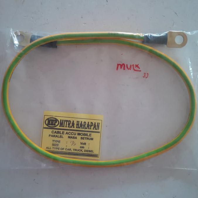 Jual Kabel Aki / Kabel Paralel / Massa Premium 25Mm 75Cm 12V Universal