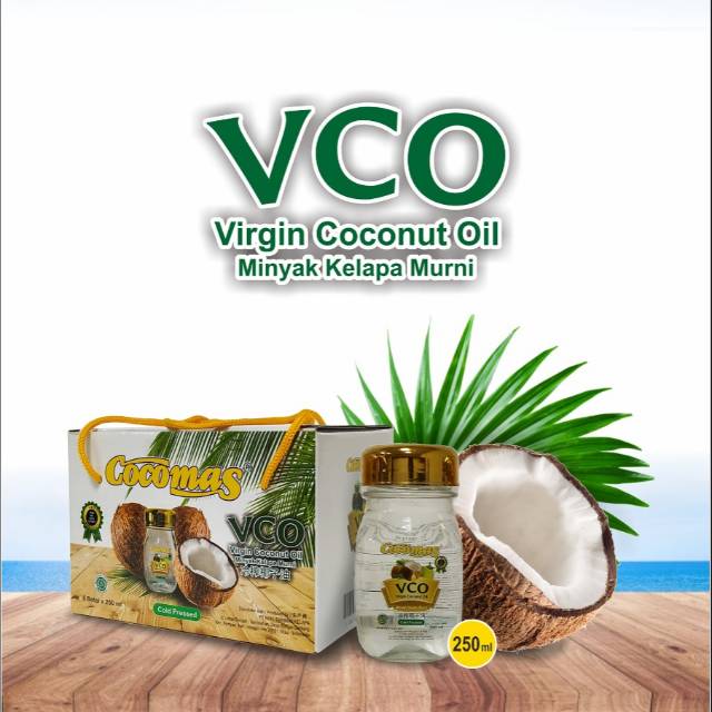 VCO (Virgin Coconut Oil) 250 ml Merk COCOMAS