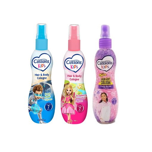 Cussons Kids Hair &amp; Body Cologne - 100ml (Tersedia varian aroma)