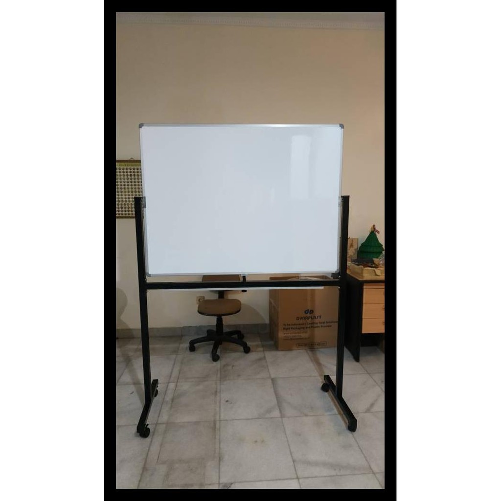 

Whiteboard Sakana 90X120Cm Kaki Double Face Promo Special