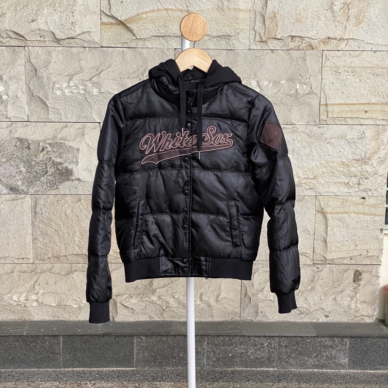 Jaket Varsity MLB Whitesox hoodie Like new