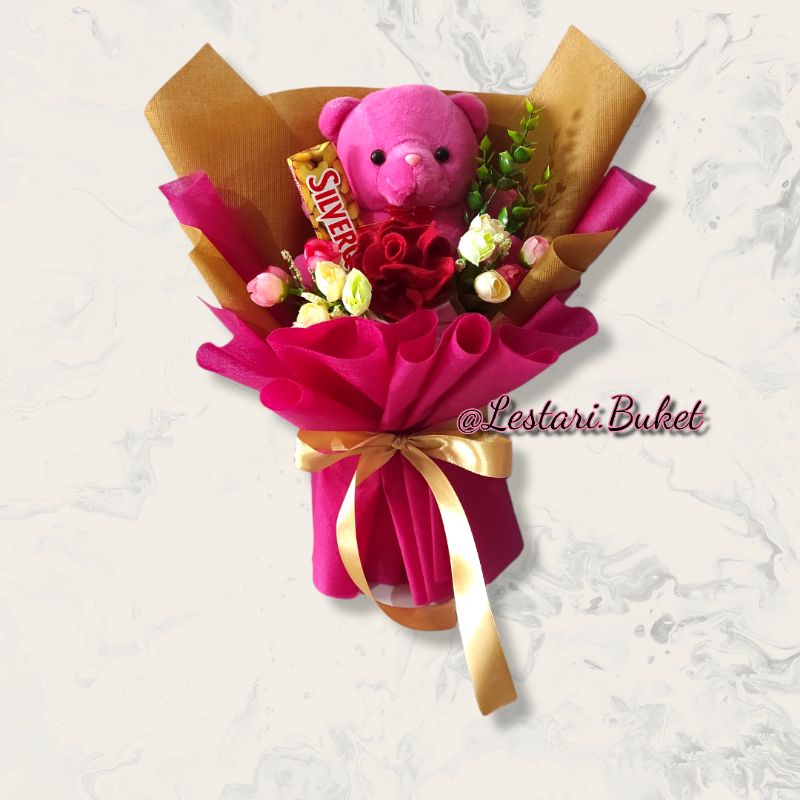 

Buket Boneka/Buket Coklat Silverqueen/Boneka Mix Silverqueen/Hadiah Valentine