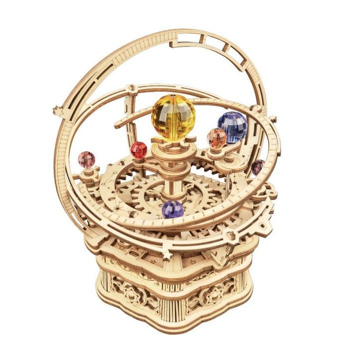 ROLIFE Robotime Starry Night Amk51 Orrery Mechanical Music Box Perfect Gift For Your Love One