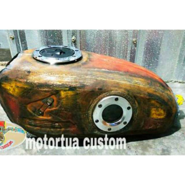 Tangki cb glatik plat drum aquarium tutup ninja