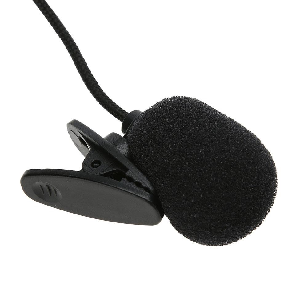 Computer Dedicated Clear Speech No Noise Durable Mini Clip-on Lapel Microphone Hands-free 3.5mm