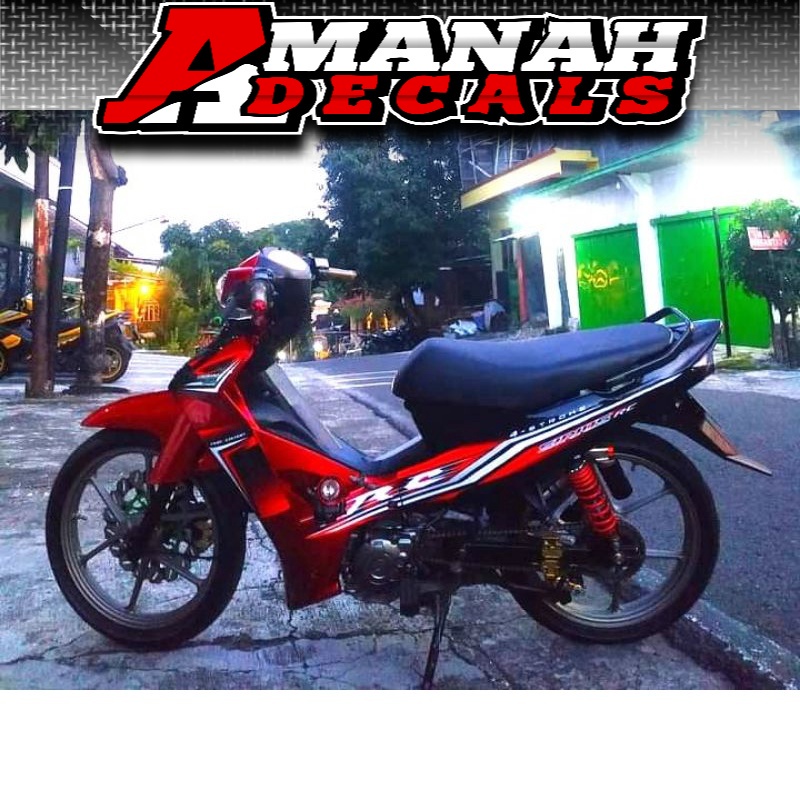 Stiker Lis Stiker Variasi Yamaha Vega R New Sirius RC Thailand Striping Lis Decal Variasi Vega R New