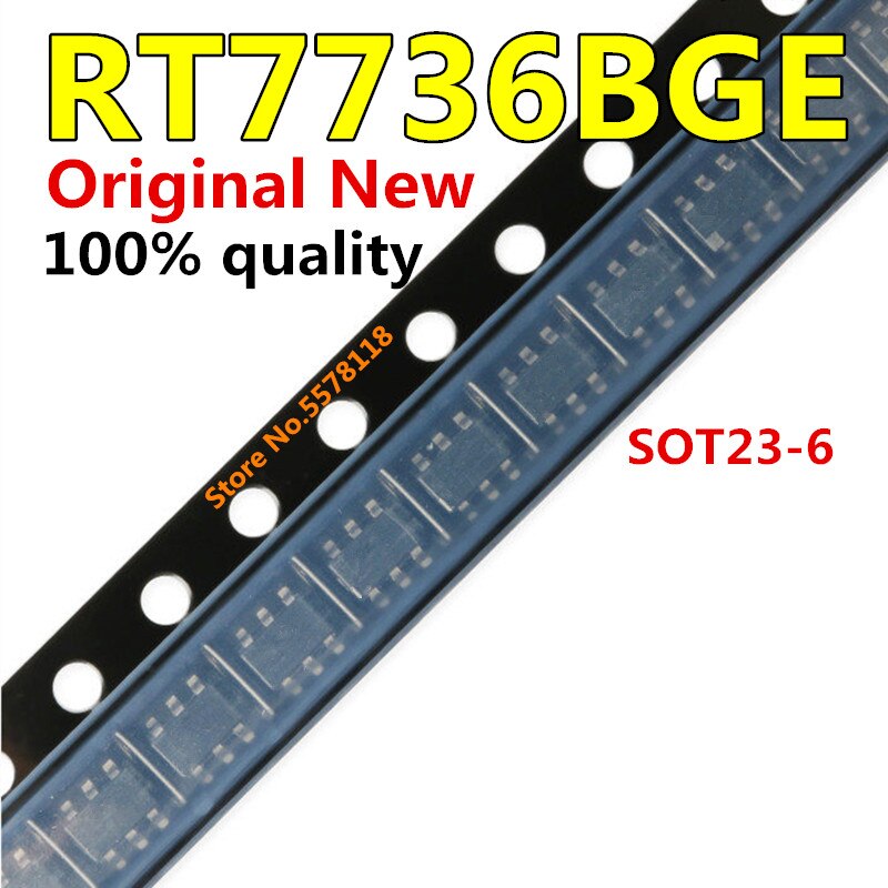 (Ready Stok) 10pcs RT7736 Rt7736Bge00 = sot23-6 Chipset