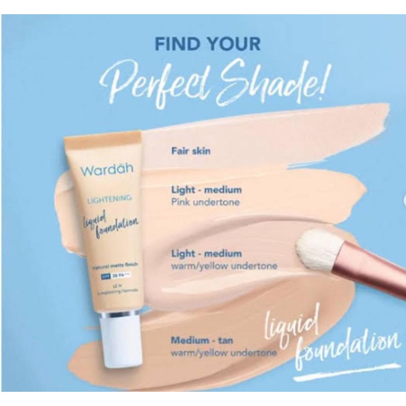 Wardah Lightening Liquid foundation  natural coverage